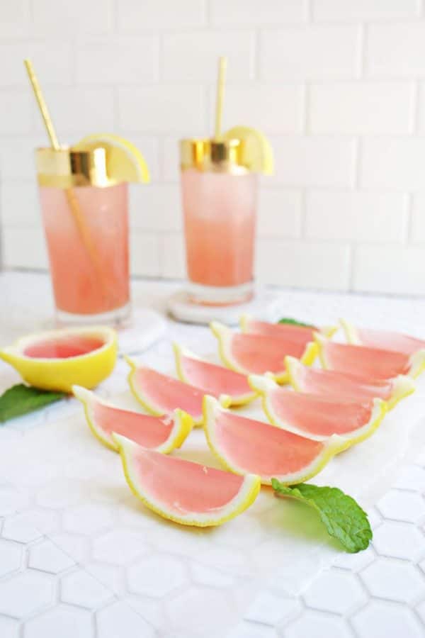 Pink Lemonade Jello Shots - Bachelorette Party Ideas