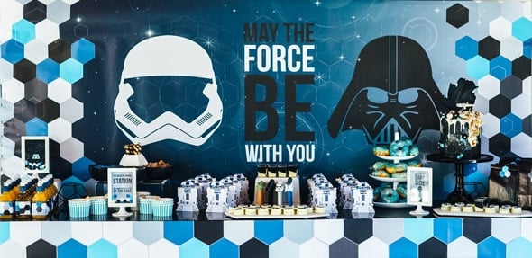 Star Wars Backdrop - Star Wars Birthday