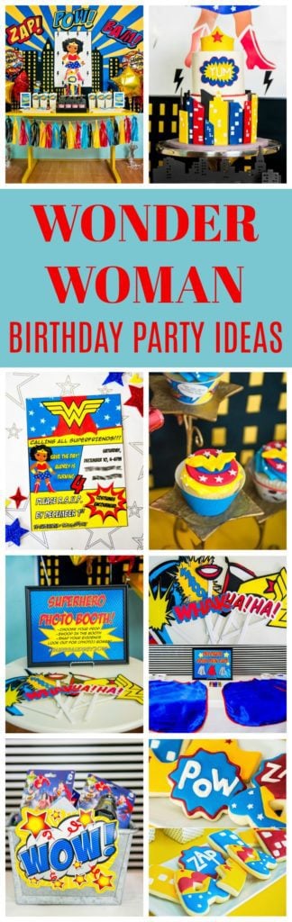 Wonder Woman Birthday Party | Pretty My Party