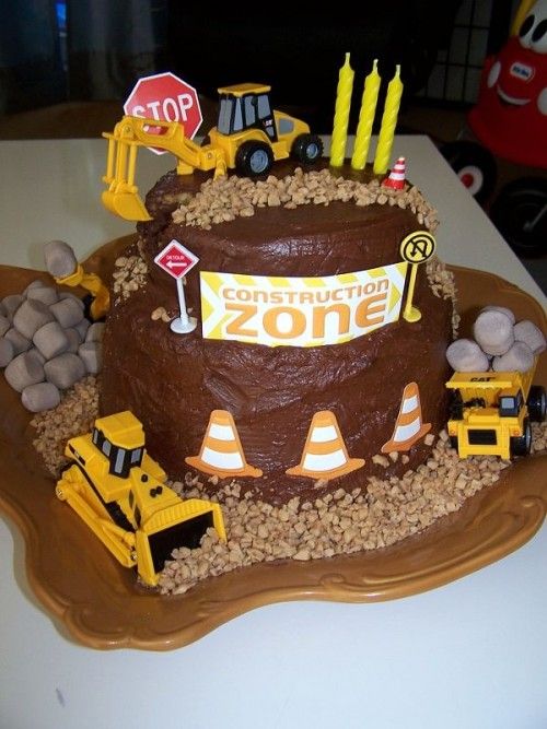 Construction Birthday Cake