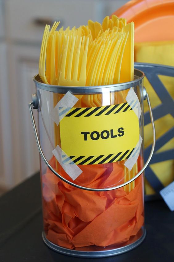 Construction Party Tools Utensils