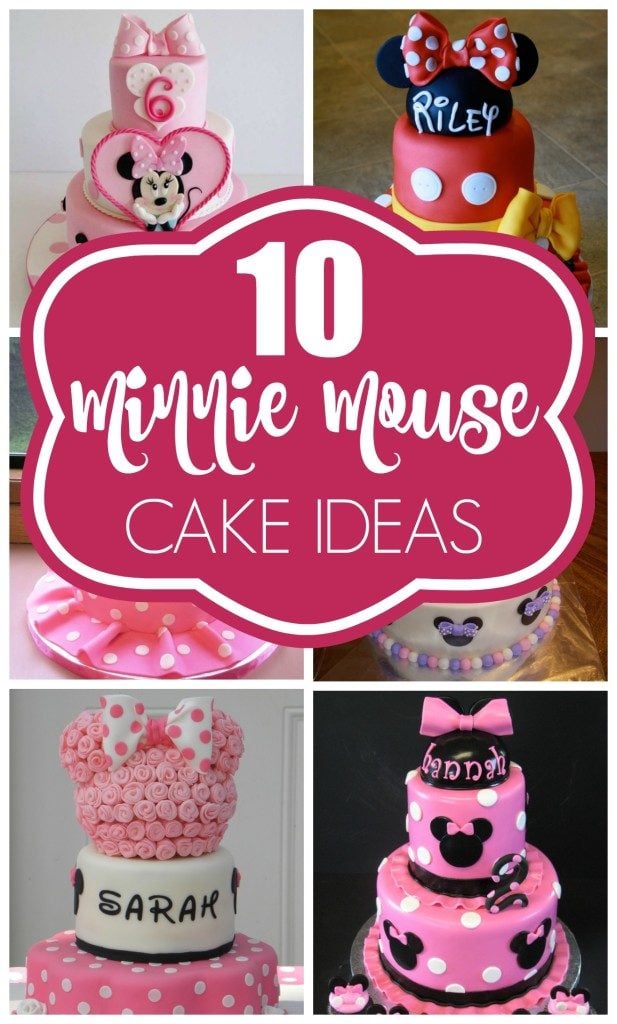 Minnie Mouse cake ideas for first birthday parties