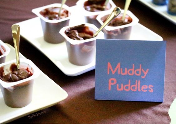 "Muddy Puddles" Pudding - Peppa Pig Birthday