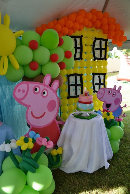 Pretty UR Party Peppa Pig Theme Paper Cutouts for Birthday Parties