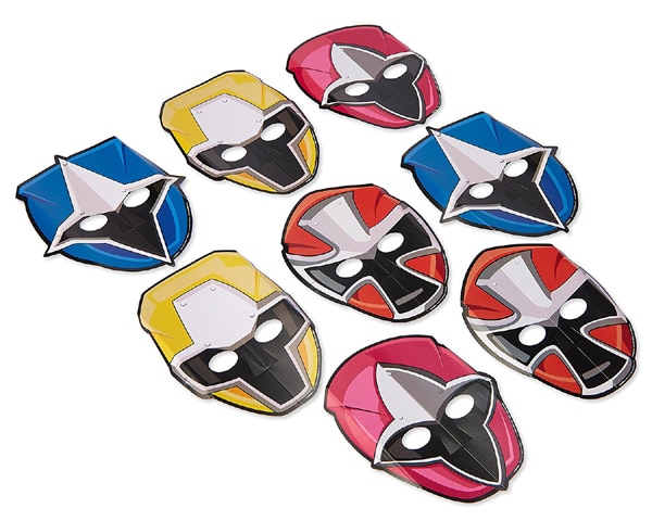 Power Ranger Party Masks | Power Rangers Party Ideas