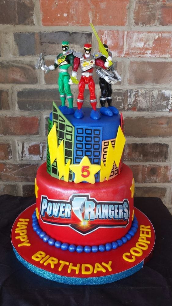 Power Rangers Birthday Cake | Power Ranger Party Ideas