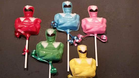 Power Ranger Lollipop Favors | Power Ranger Birthday