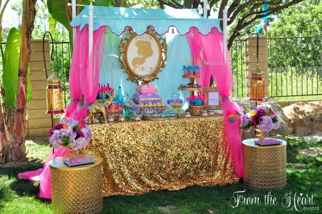 Princess Jasmine Arabian Nights Birthday Party