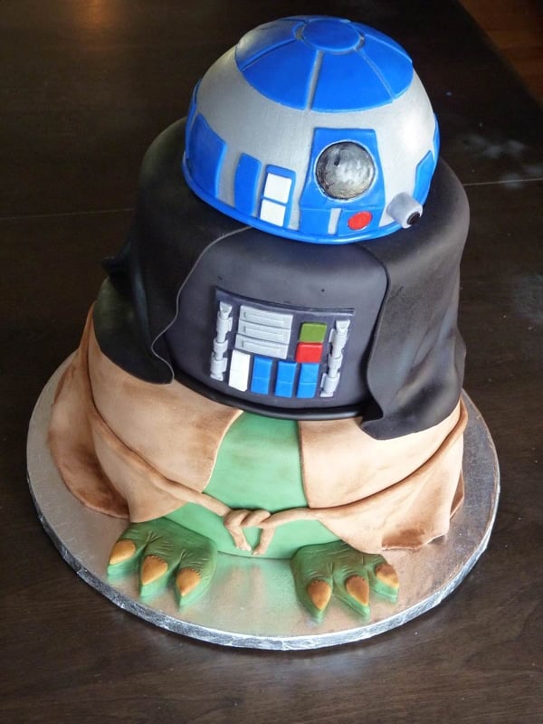 Out of this World Star Wars Birthday Cake