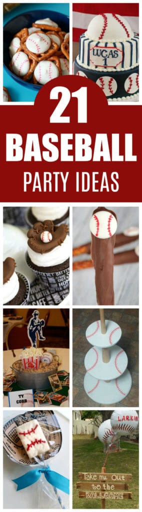 21 Awesome Baseball Party Ideas featured on Pretty My Party