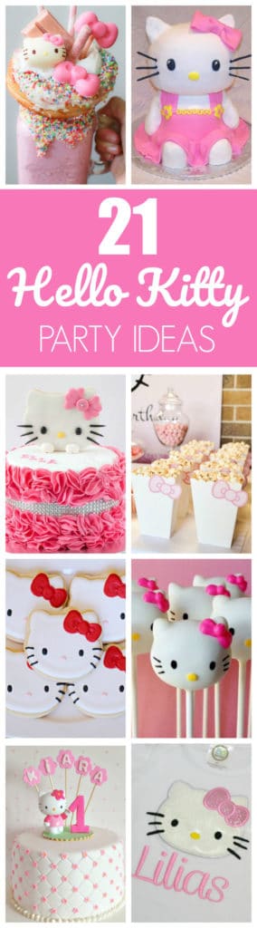 21 Hello Kitty Birthday Party Ideas featured on Pretty My Party