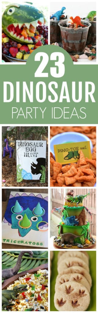 23 Roar-Some Dinosaur Birthday Party Ideas featured on Pretty My Party