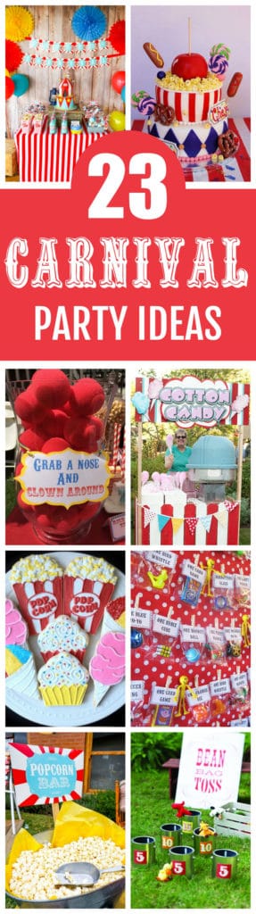 23 Incredible Carnival Party Ideas featured on Pretty My Party