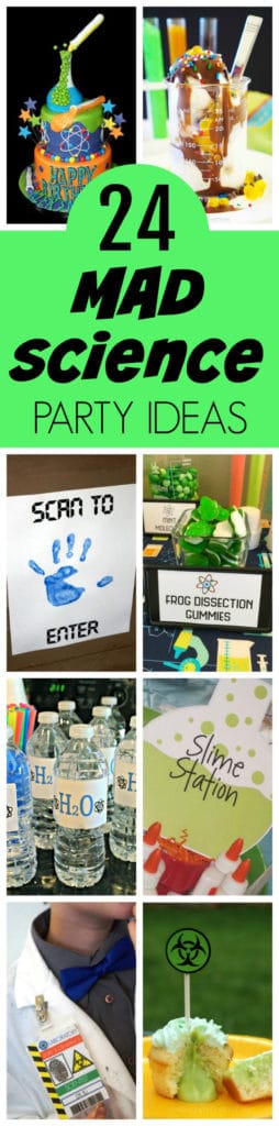 24 Insane Mad Scientist Party Ideas featured on Pretty My Party