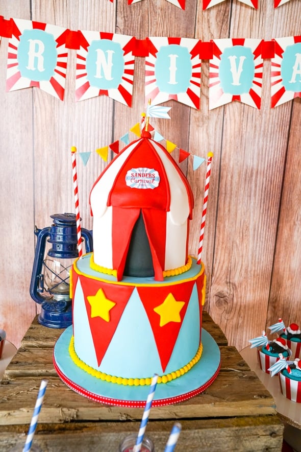 Carnival Birthday Cake | Carnival Party Ideas