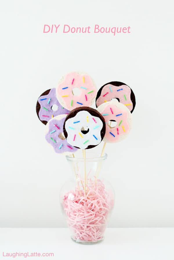 DIY Donut Bouquet | Donut Themed Party Ideas