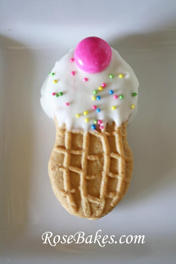 Nutter Butter Ice Cream Cones | Ice Cream Party Ideas