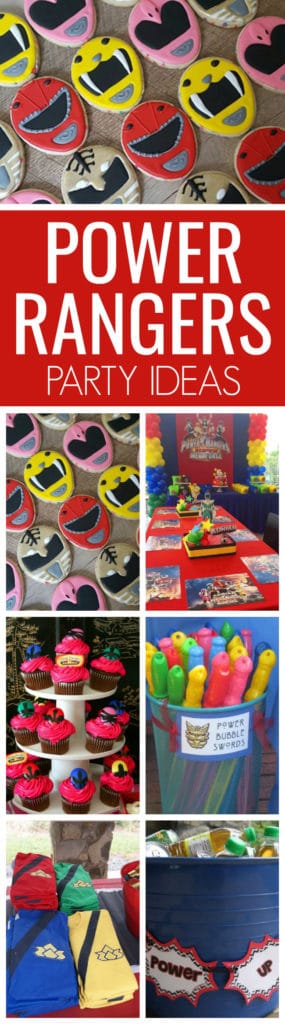 13 Power Rangers Party Ideas featured on Pretty My Party
