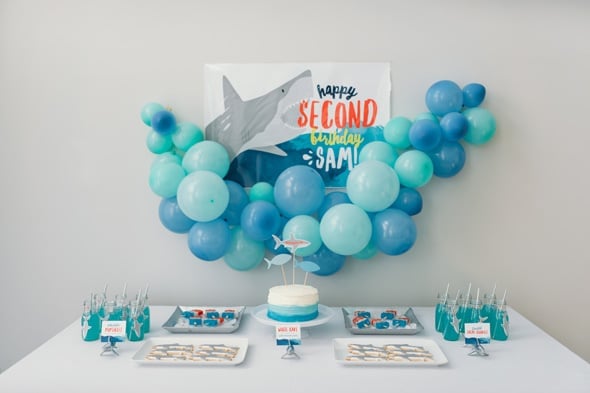 Jawsome Shark Themed Birthday Party