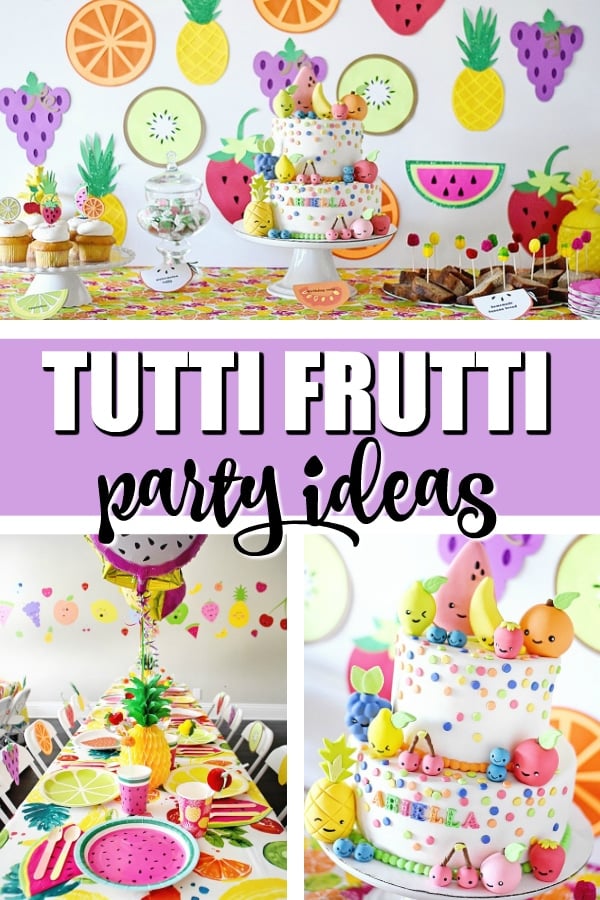 Tutti Frutti Birthday Party Ideas on Pretty My Party