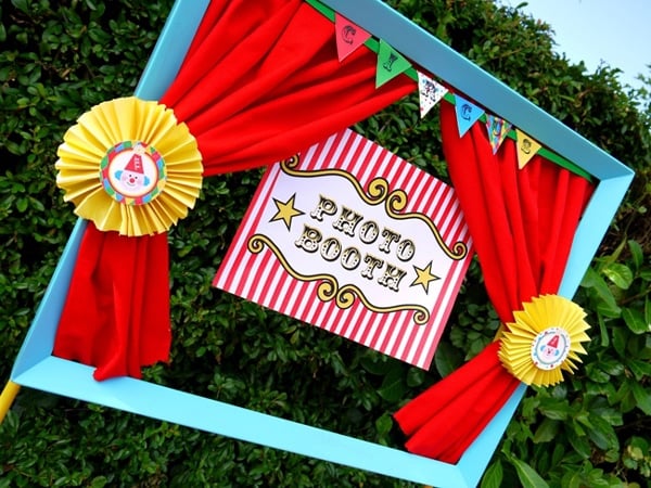 Carnival Photo Booth - Carnival Themed Party Idea