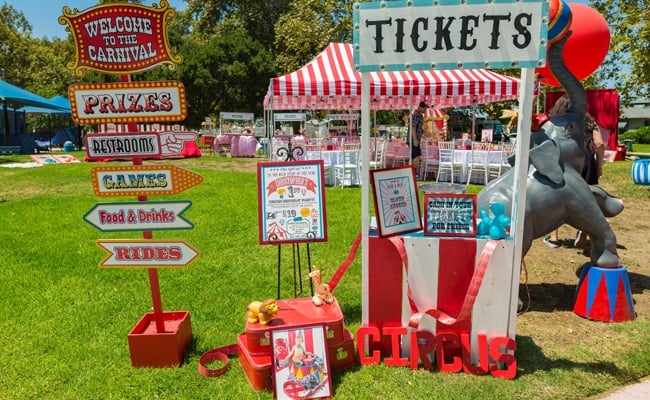 Whimsical Circus First Birthday Party