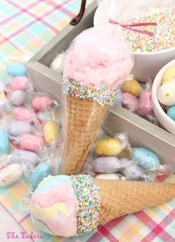 Cotton Candy Ice Cream Cones | Carnival Party