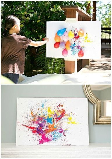 Dart Balloon Painting | Paint Party Ideas