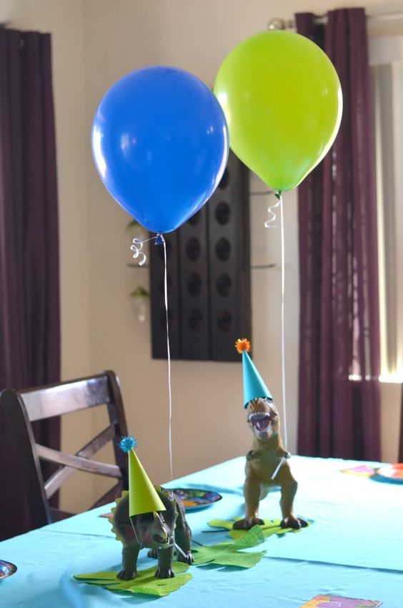 Dinosaur Balloon Weights - Dinosaur Birthday Party