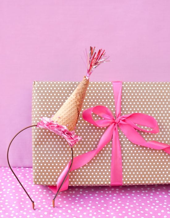 DIY Ice Cream Cone Party Hat | Ice Cream Party Ideas