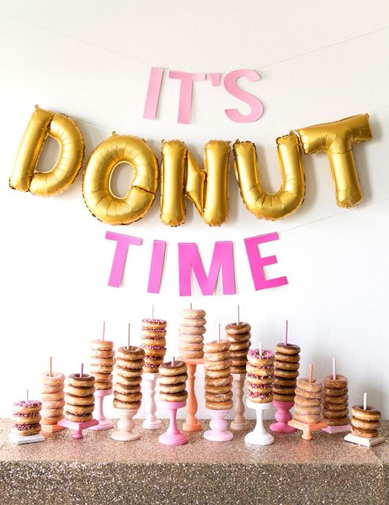 Donut Bar | Donut Themed Party Ideas