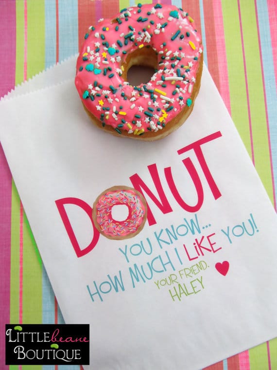 Donut Party Favor Bags | Donut Themed Party Ideas