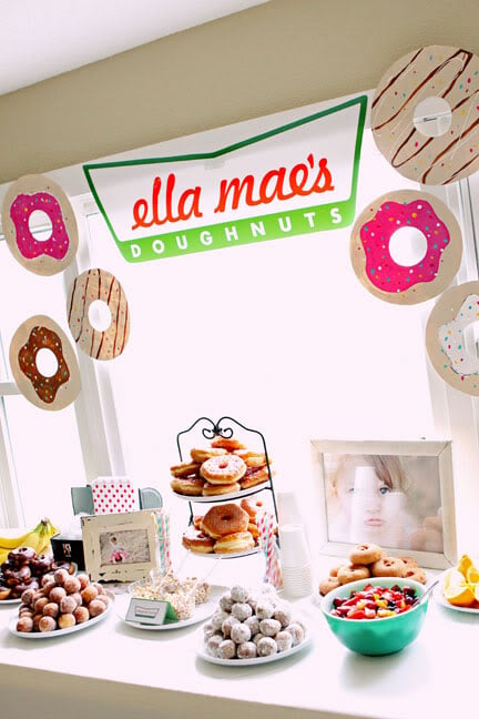 Donut Party Table | Donut Birthday Party Ideas