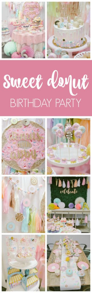 Gorgeous Donut Themed Birthday Party featured on Pretty My Party