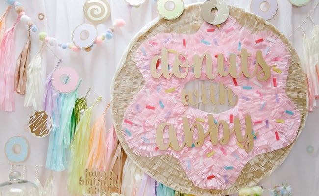 Gorgeous Donut Themed Birthday Party