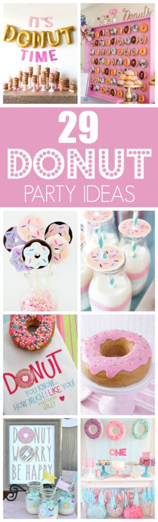 29 Fantastic Donut Party Ideas featured on Pretty My Party