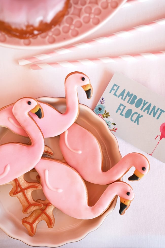 Flamingo Sugar Cookies