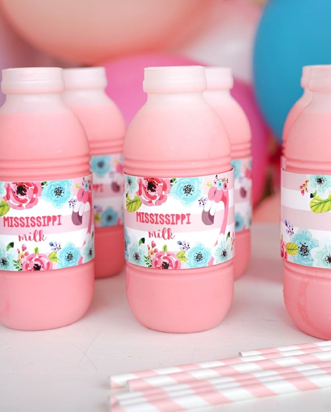 Flamingo Party Milk