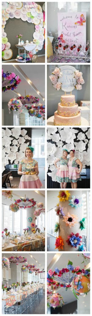 Beautiful Floral High Tea Bridal Shower on Pretty My Party