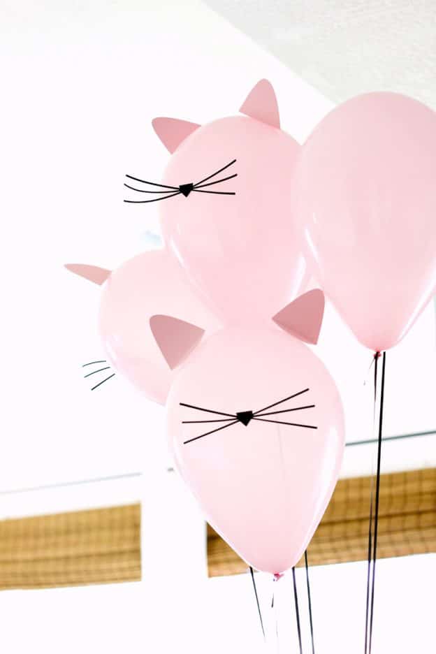 Kitty Cat Balloons | Cat Party ideas