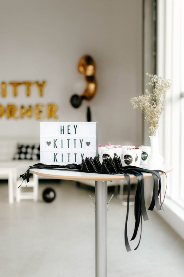 Kitty Cat Party Sign | Cat Party Ideas