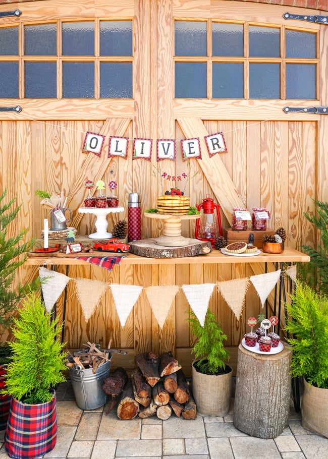 Creative Lumberjack Birthday Party - Pretty My Party