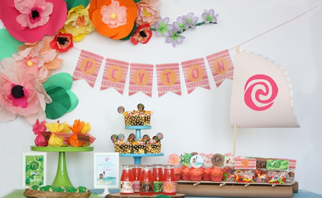 Fabulous Moana Themed Birthday Party