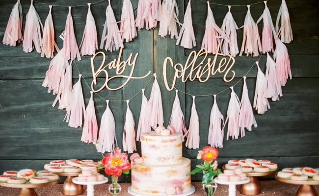 Pink Peony Inspired Baby Shower