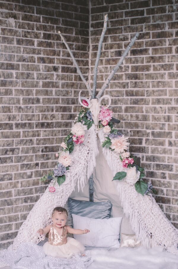 Boho Chic Tee Pee - Boho Chic Party Ideas