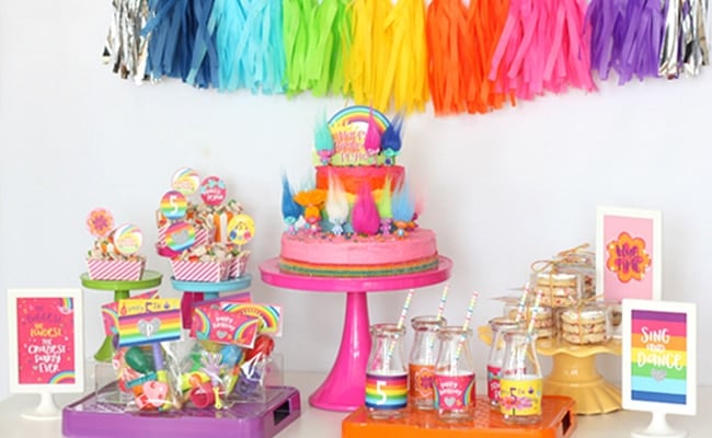 Magical Trolls Birthday Party