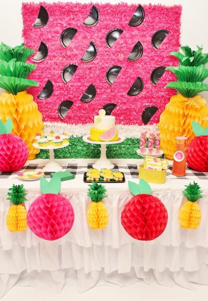 Tutti Frutti Dessert Table | Tutti Frutti Party Ideas