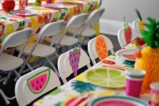 Tutti Frutti Party Chair Decorations