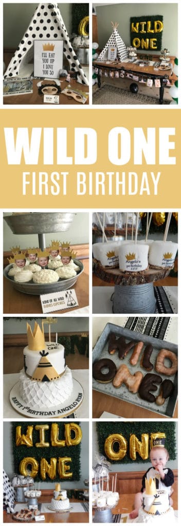 Adorable Wild One First Birthday Party featured on Pretty My Party