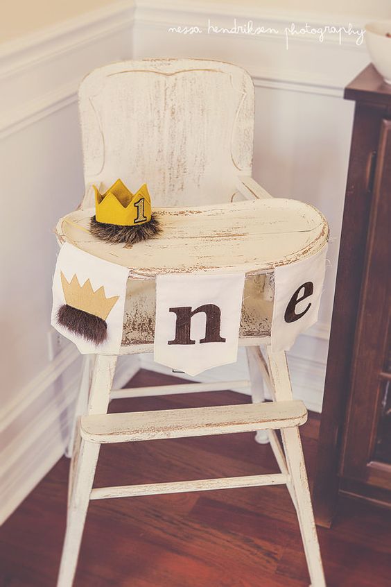 Wild One Highchair Banner - Wild One Birthday Theme